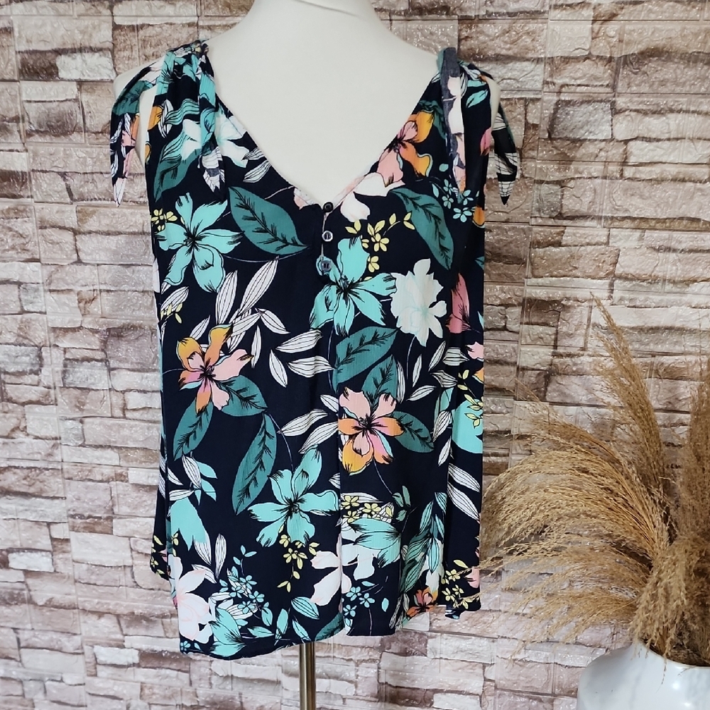 A.N.A Floral Print Top Blouse